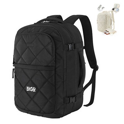 Polyester Outdoor Large Travel Backpack w/ Lock