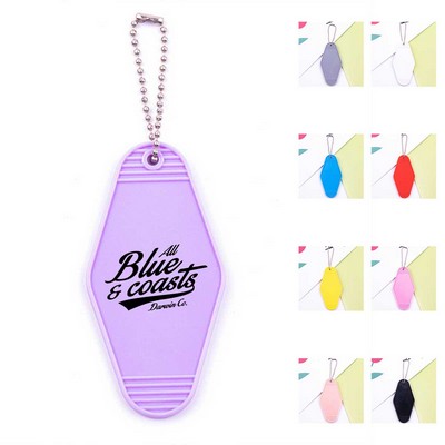 Plastic Hotel Keychain