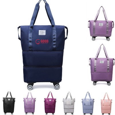 Foldable Spinner Duffel Bag