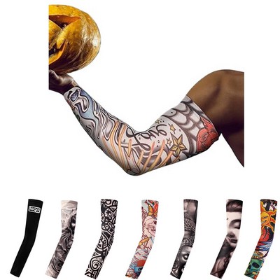 Elastic Polyester Sun Protection Cooling Arm Sleeves