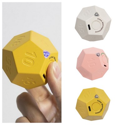 12-Sided Flip Countdown Timer for Study
