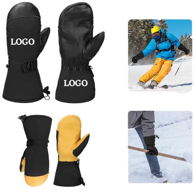 Winter Thickened Long Abalone-Style Gloves