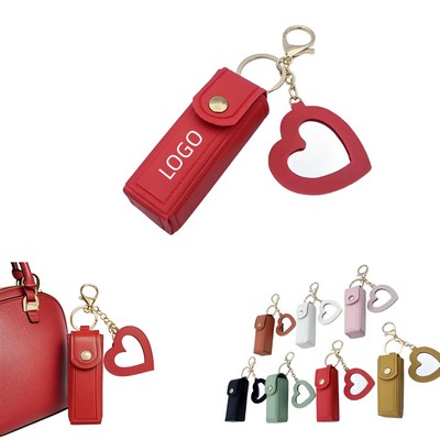 Lip Oil Lipstick Case with Mirror