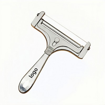 Adjustable Stainless Steel Cheese Slicer with Precision Thickness Control