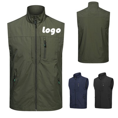 Polyester Men's Outdoor Fishing Vest