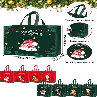 Christmas Non-Woven Fabric Shopping Bag With Lamination