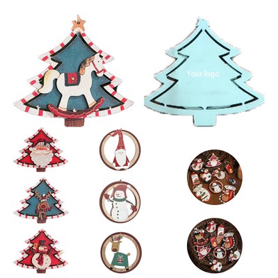 Wooden Painted Ornament