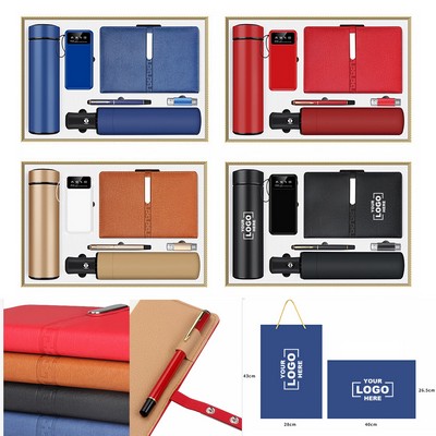 Business Gift Of Vacuum Cup And Notebook Set