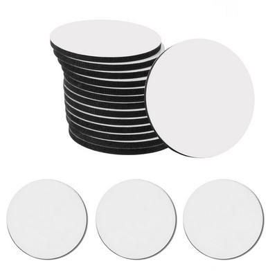 3" Circle Blank Acrylic Fridge Magnet