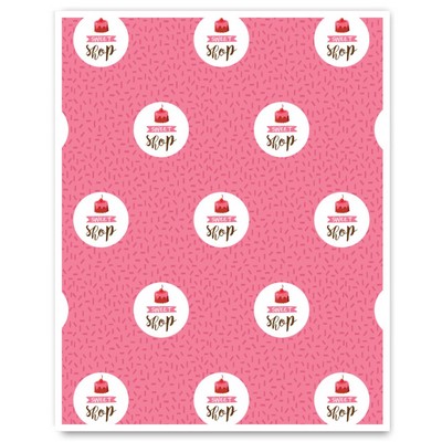 Full Color 1-Sided Food Safe Paper (8" x 10")