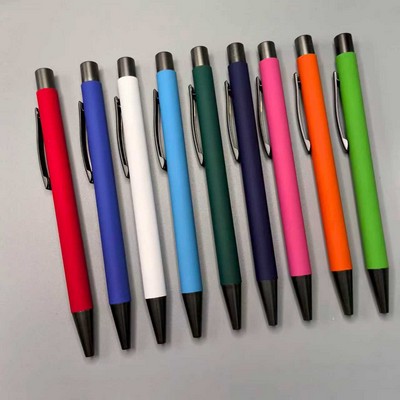 Aluminum Click Action Ballpoint Pen with UV Logo Printing