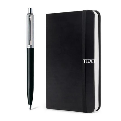 SHEAFFER® Executive Gift Set Sentinel Black 321 Ballpoint Pen with Medium Hard Notebook