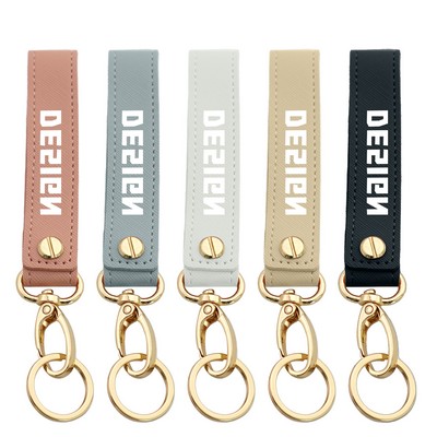 PU Wristlet Keychain