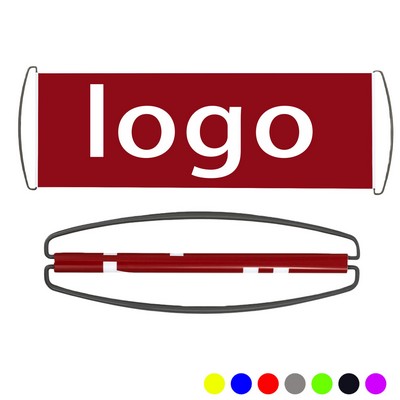 Custom Mini Rolling Banner Hand Flag