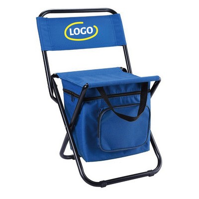 Outdoors Folding Chair With Cooler Bag