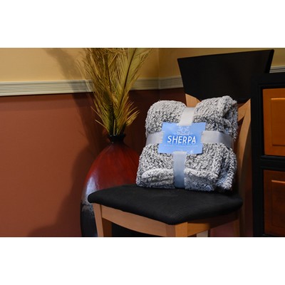 Frosted Sherpa 50"x 60" Blanket (BLANK)