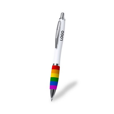 Rainbow Recycled ABS Ballpoint Pen