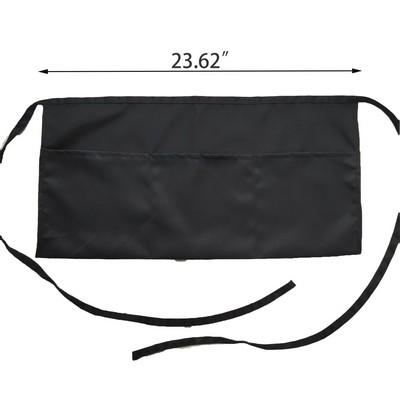 23.62"x12.40" Waterproof Waist Apron With 3 Pockets