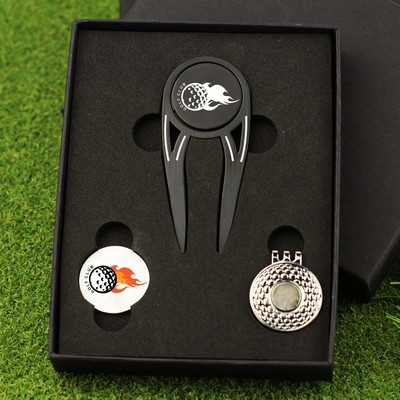 Divot Tool Set Ball Marker & Cap Clip