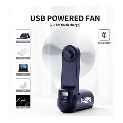 Rechargeable Portable Handheld Travel Usb Fan