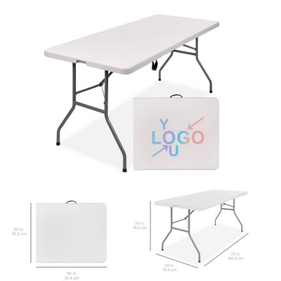 6' Foldable Plastic Table