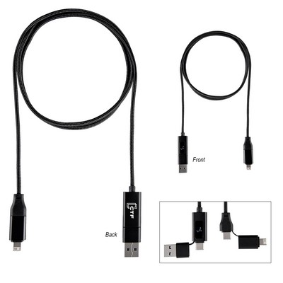 100w Dual Input Fast Charging Cable