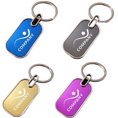 Customized Zinc Alloy Keychain Tag Key Ring