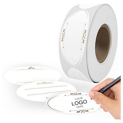 Self-Adhesive Removable Gift Labels for Canned Foods