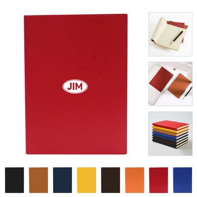 Leather A5 Office Notebook