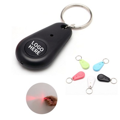 Whistle Alarm LED Keychain Drop