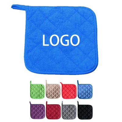 Heat-Resistant Cotton Terry Pot Holder