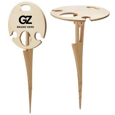 Outdoor Folding Wine Table