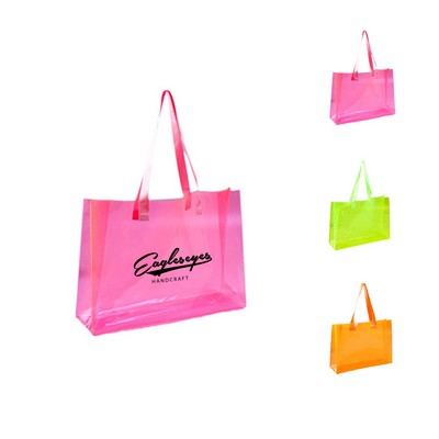 Women's Pvc Clear Tote Bag