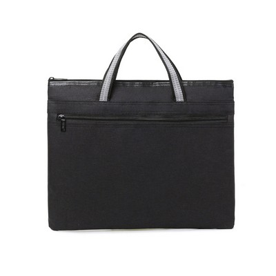 Simple Double Zipper Waterproof File Bag