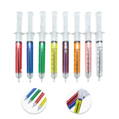 Retractable Syringe Fun Nurse Ballpoint Pen