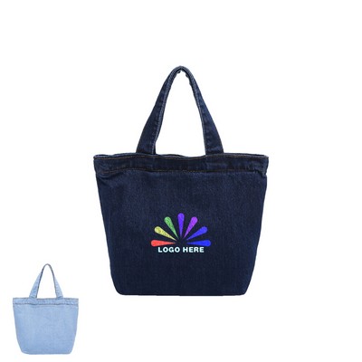 Large Capacity Denim Tote Bag