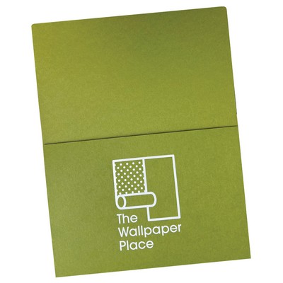 Large Pocket Page Straight Cut (9" x 11-1/2") Foil Stamped Imprint