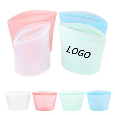 34oz Zip-Top Food-Grade Silicone Storage Bag
