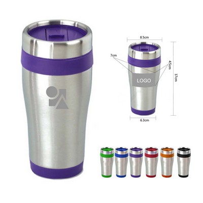 400ml Stainless Steel Portable Car Water Bottle