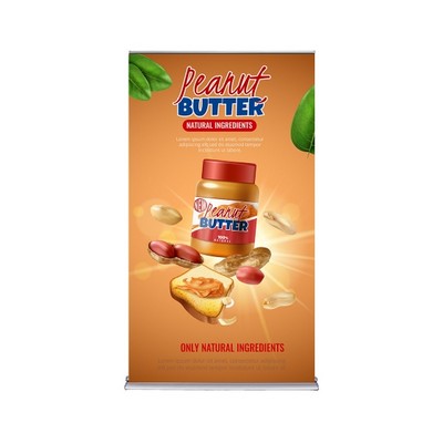 Silverstep 48" Retractable Banner Stand Package