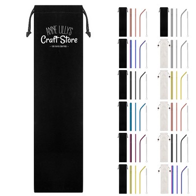 Stainless Steel Straw Set