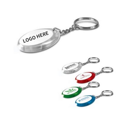 Illuminating Acrylic LED Keychain