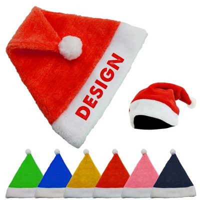 Premium Velvet Christmas Cap Santa Hat