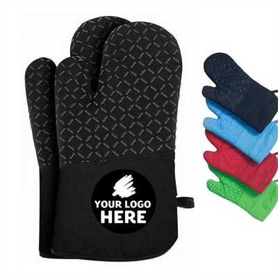Premium Silicone Baking & Cooking Heat-Resistant Gloves