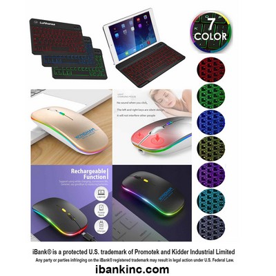 iBank ® Bluetooth Keyboard & Mouse compatible with iPad A16 11th 10th Gen iPad Pro Mini Air Phone