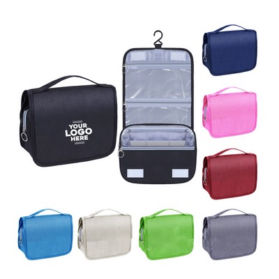 Large Capacity Travel Toiletry Bag With Hanging Hook