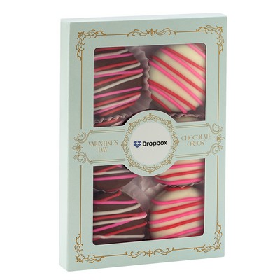 Luxe Sweetheart Chocolate Oreo® Gift Sets - 6 Piece - Valentine's Day Drizzle