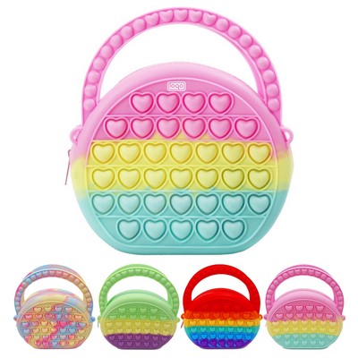 Kids Silicone Bubble Handbag