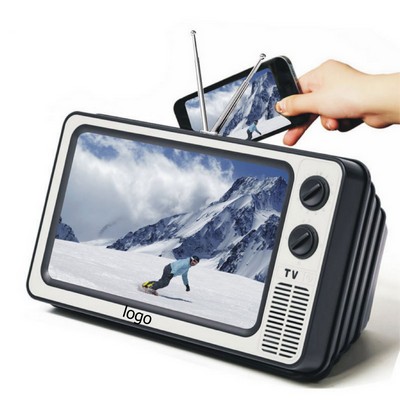 12'' Screen Magnifier for Cell Phone Retro TV Amplifier