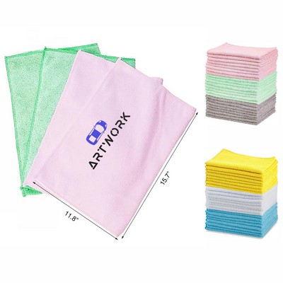 Reusable Microfiber Cleaning Cloths